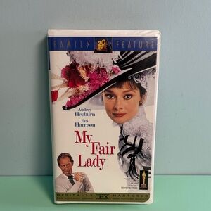 20th Century Fox My Fair Lady VHS Tape, Audrey Hepburn Movie, Movie Rated PG